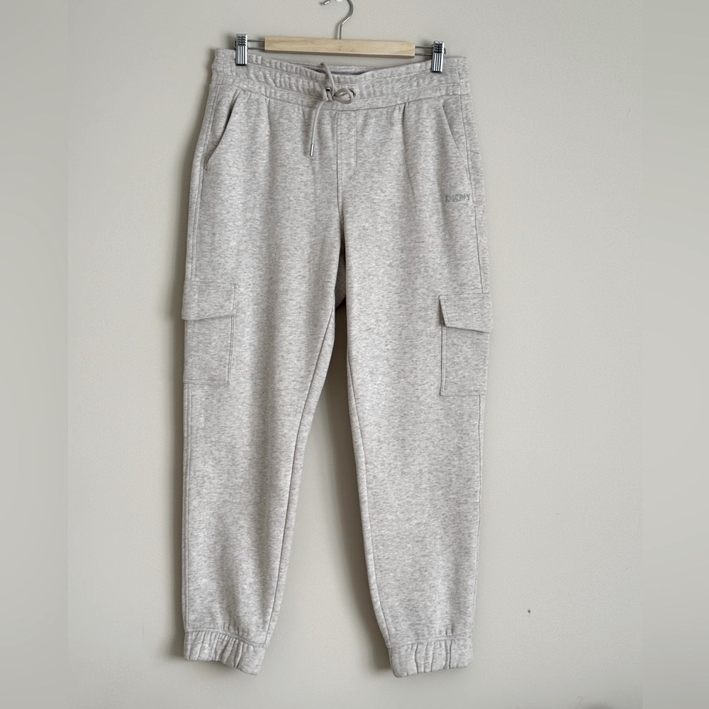 DKNY FLEECE CARGO JOGGERS SZ. M